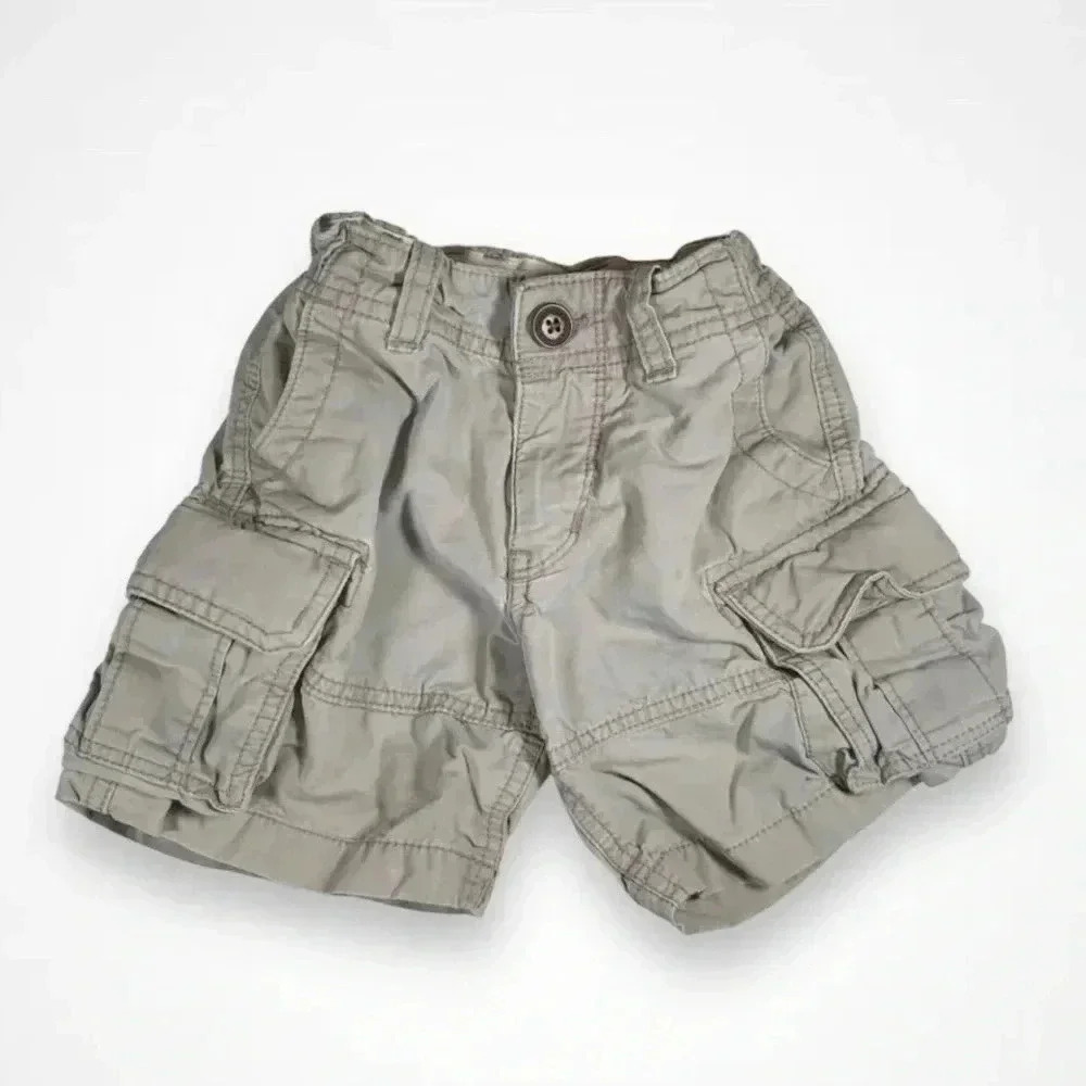 4/$20 Baby Gap Gray Cargo Shorts
